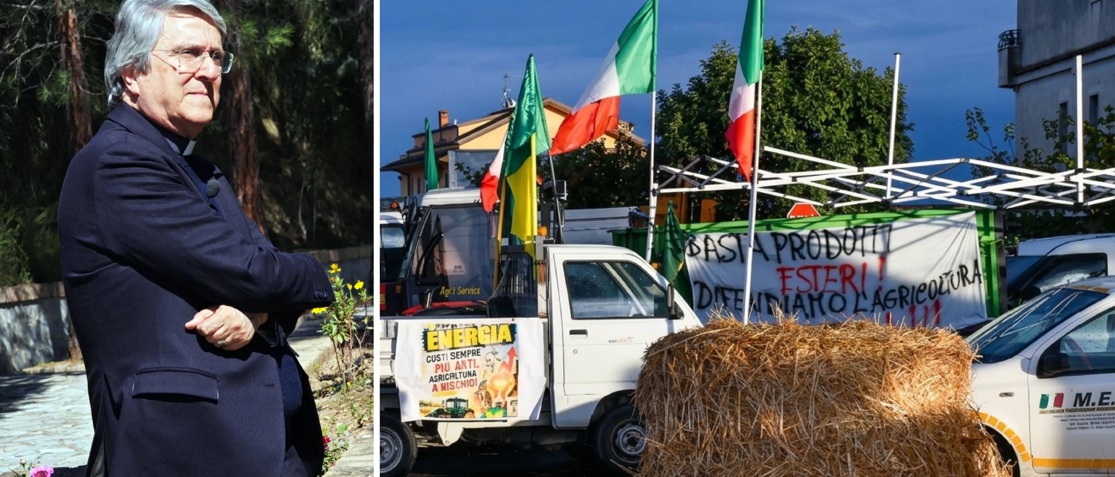 Il vescovo Savino al presidio tra Francavilla e Cerchiara: «La Chiesa lotta con voi, siete gli angeli custodi della terra»\n