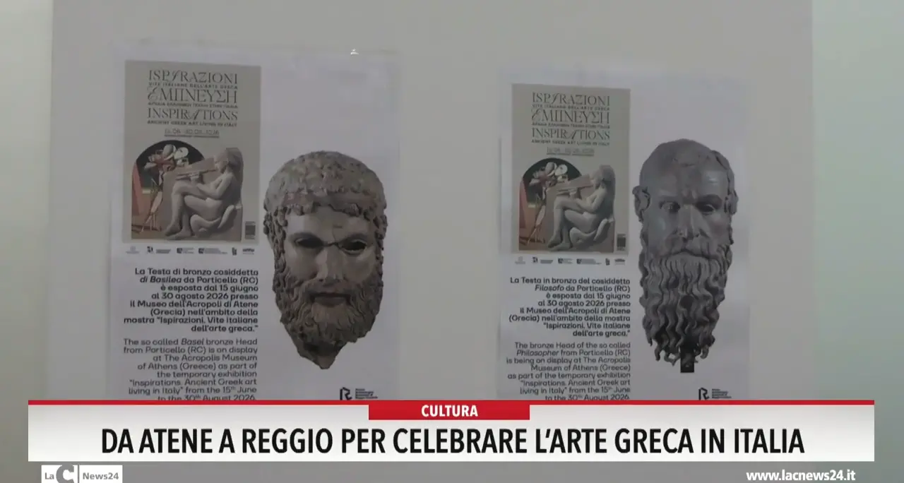 Da Atene a Reggio per celebrare l'arte greca in Italia