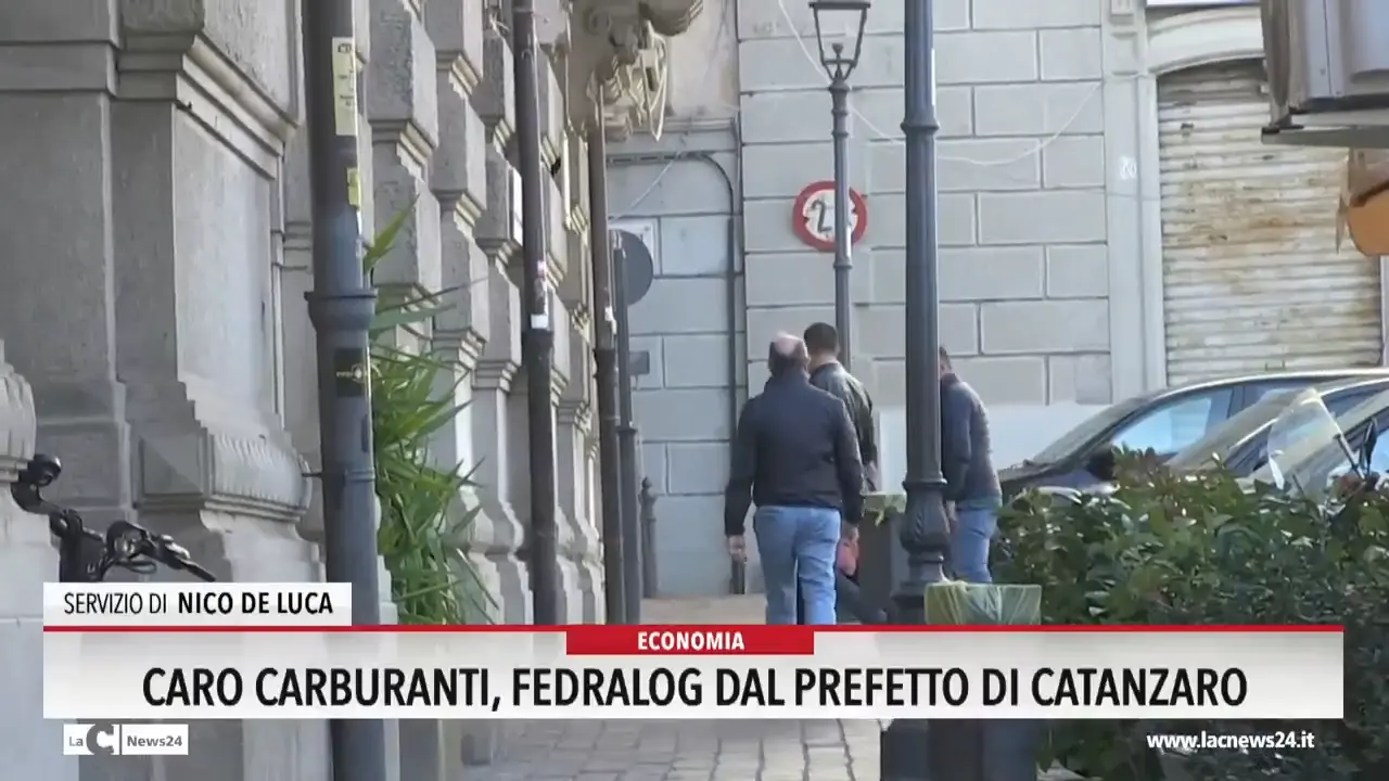 Caro carburanti, Federlog dal prefetto di Catanzaro