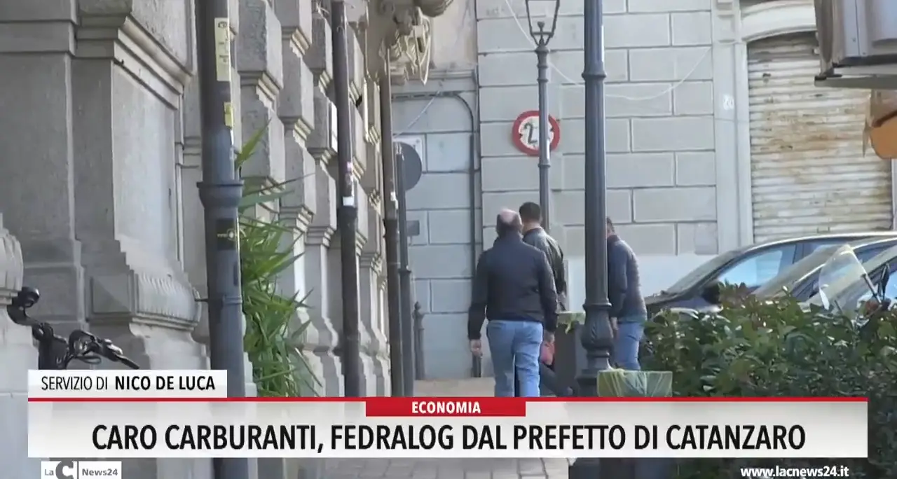 Caro carburanti, Federlog dal prefetto di Catanzaro