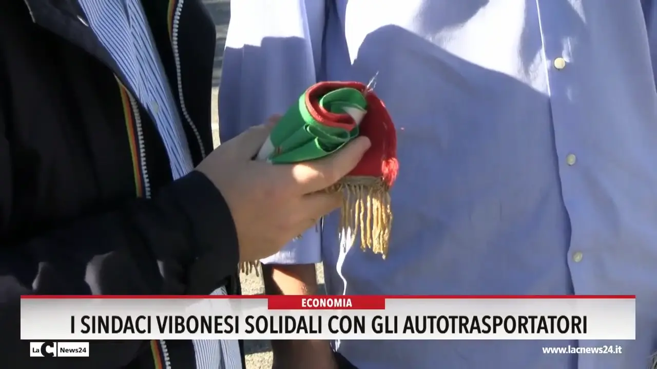 I sindaci vibonesi solidali con gli autotrasportatori