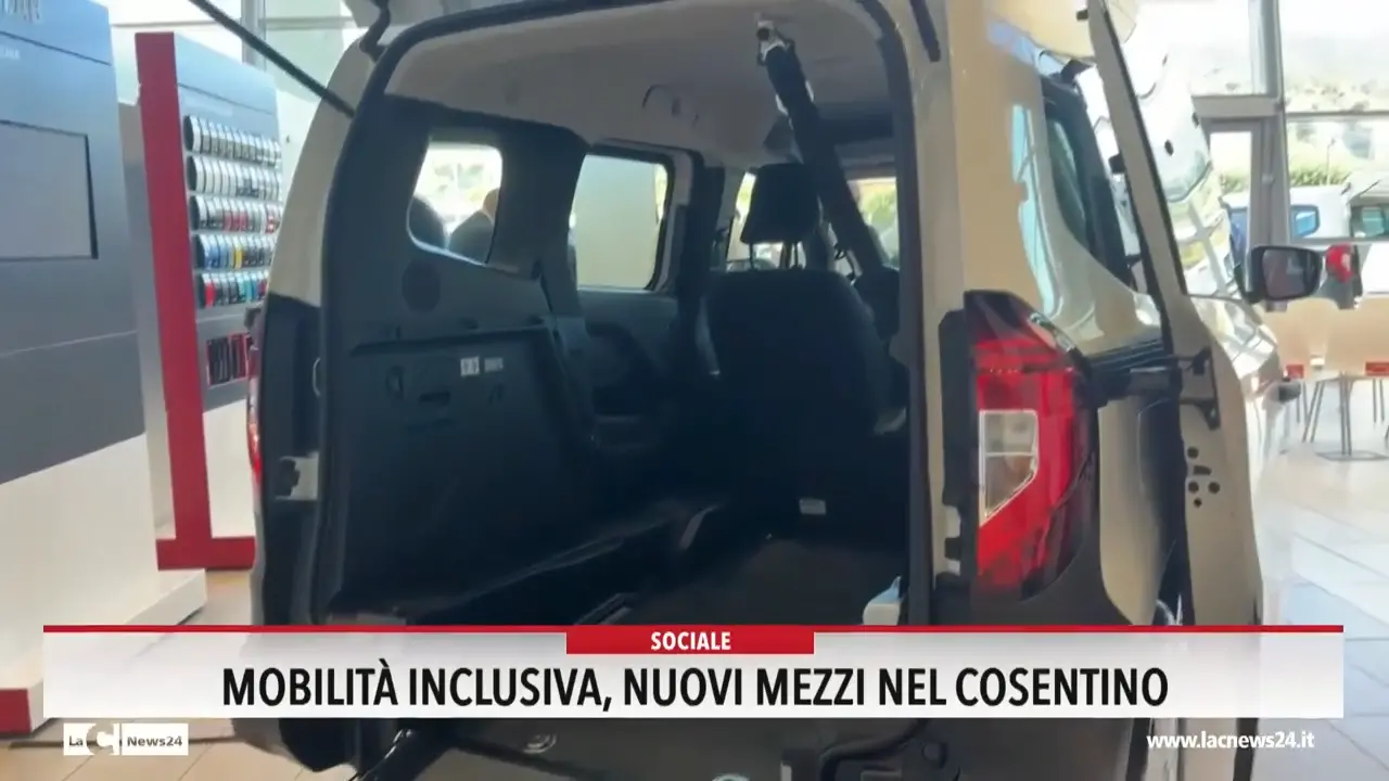 Mobilità inclusiva, nuovi mezzi nel Cosentino