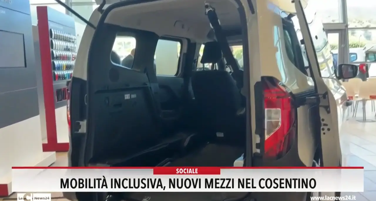 Mobilità inclusiva, nuovi mezzi nel Cosentino