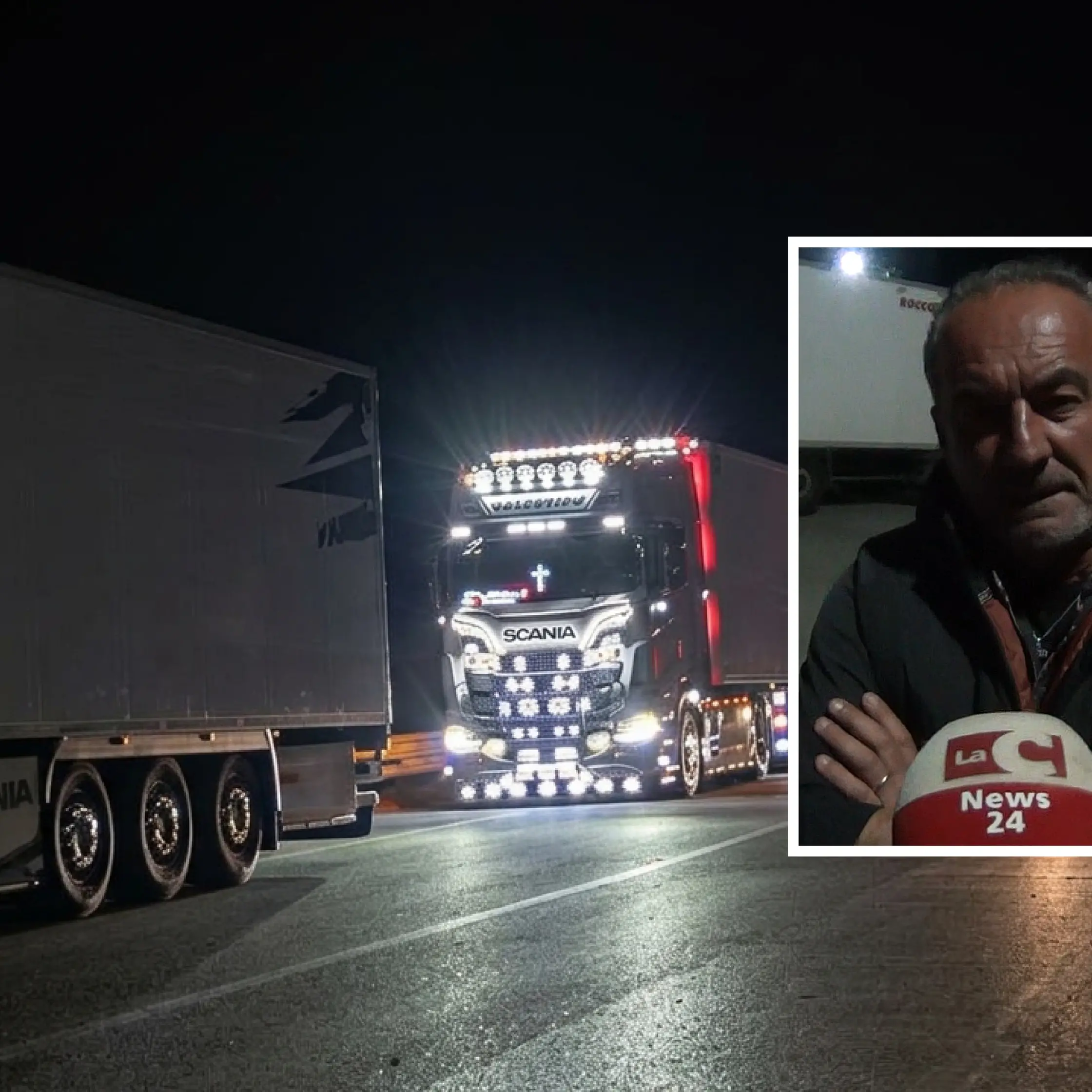 Da Sibari la disperazione di un autotrasportatore: «Lo Stato ci ha messo in croce, ma qui il popolo non c’è»\n