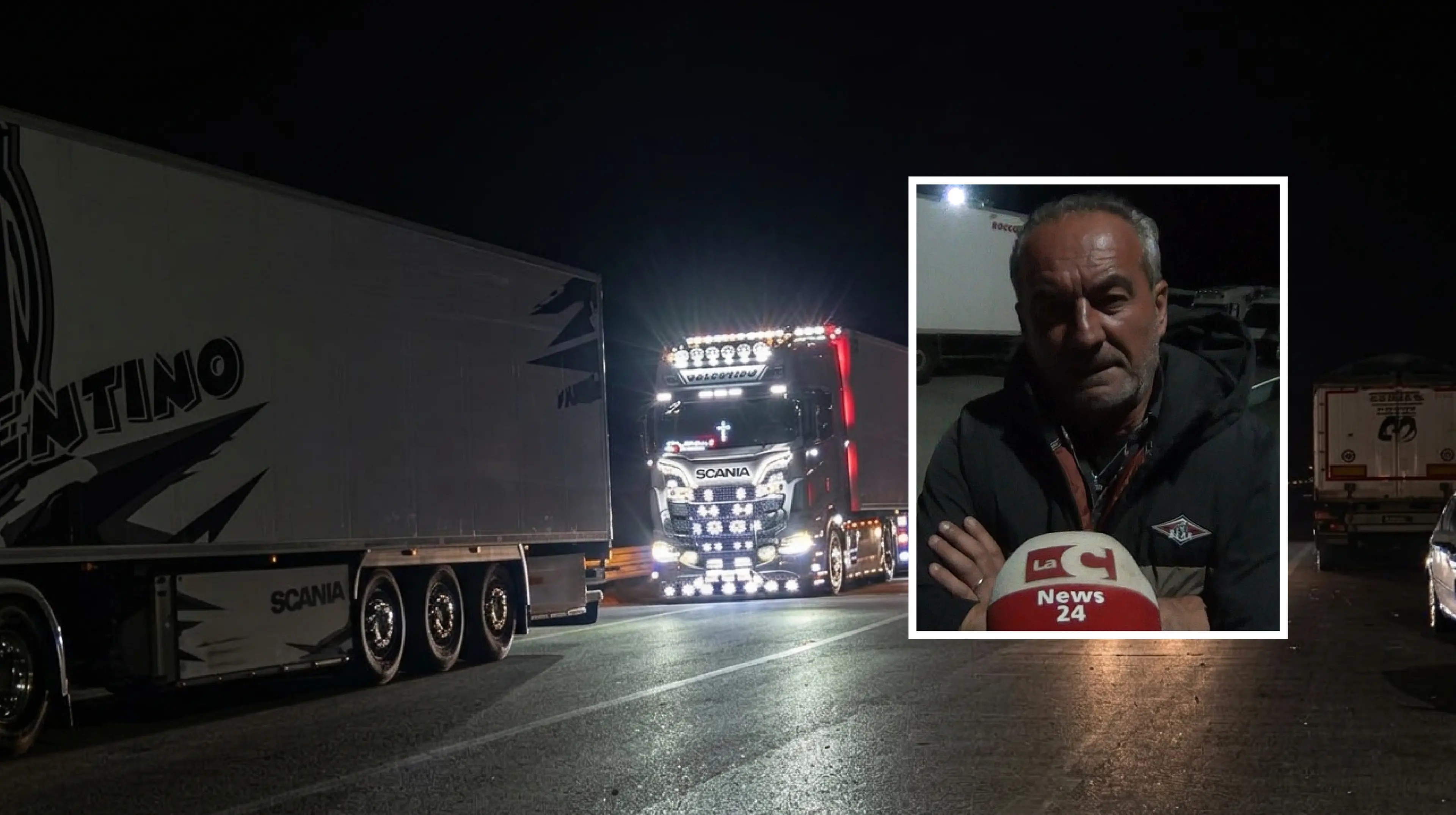 Da Sibari la disperazione di un autotrasportatore: «Lo Stato ci ha messo in croce, ma qui il popolo non c’è»\n