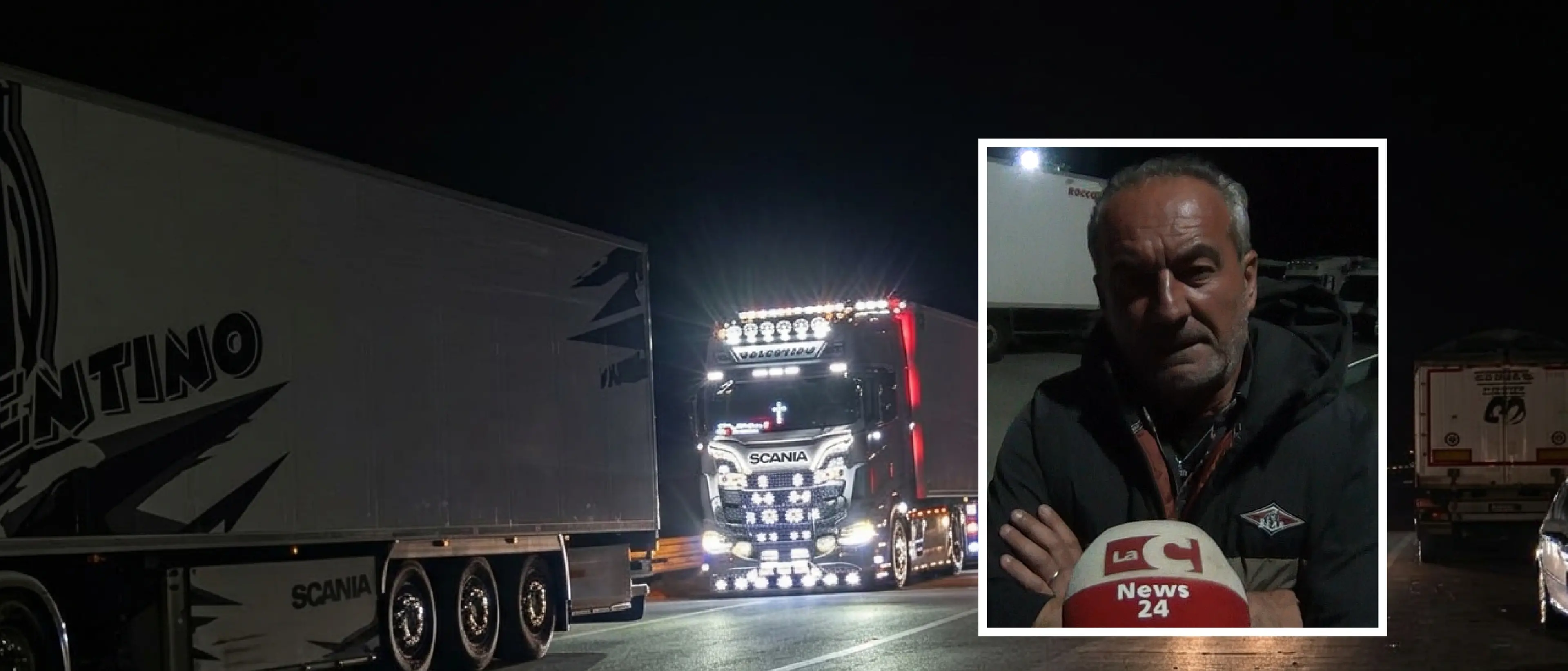 Da Sibari la disperazione di un autotrasportatore: «Lo Stato ci ha messo in croce, ma qui il popolo non c’è»\n