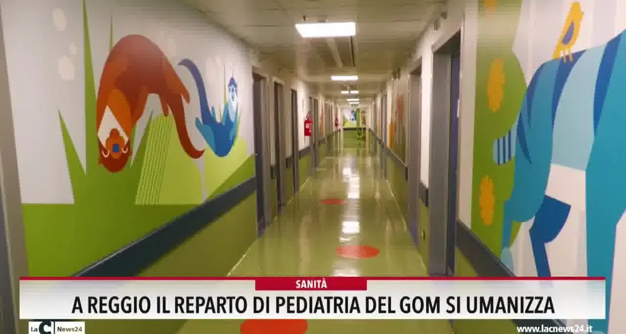 A Reggio il reparto di pediatria del Gom si umanizza