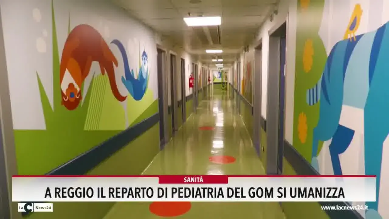 A Reggio il reparto di pediatria del Gom si umanizza