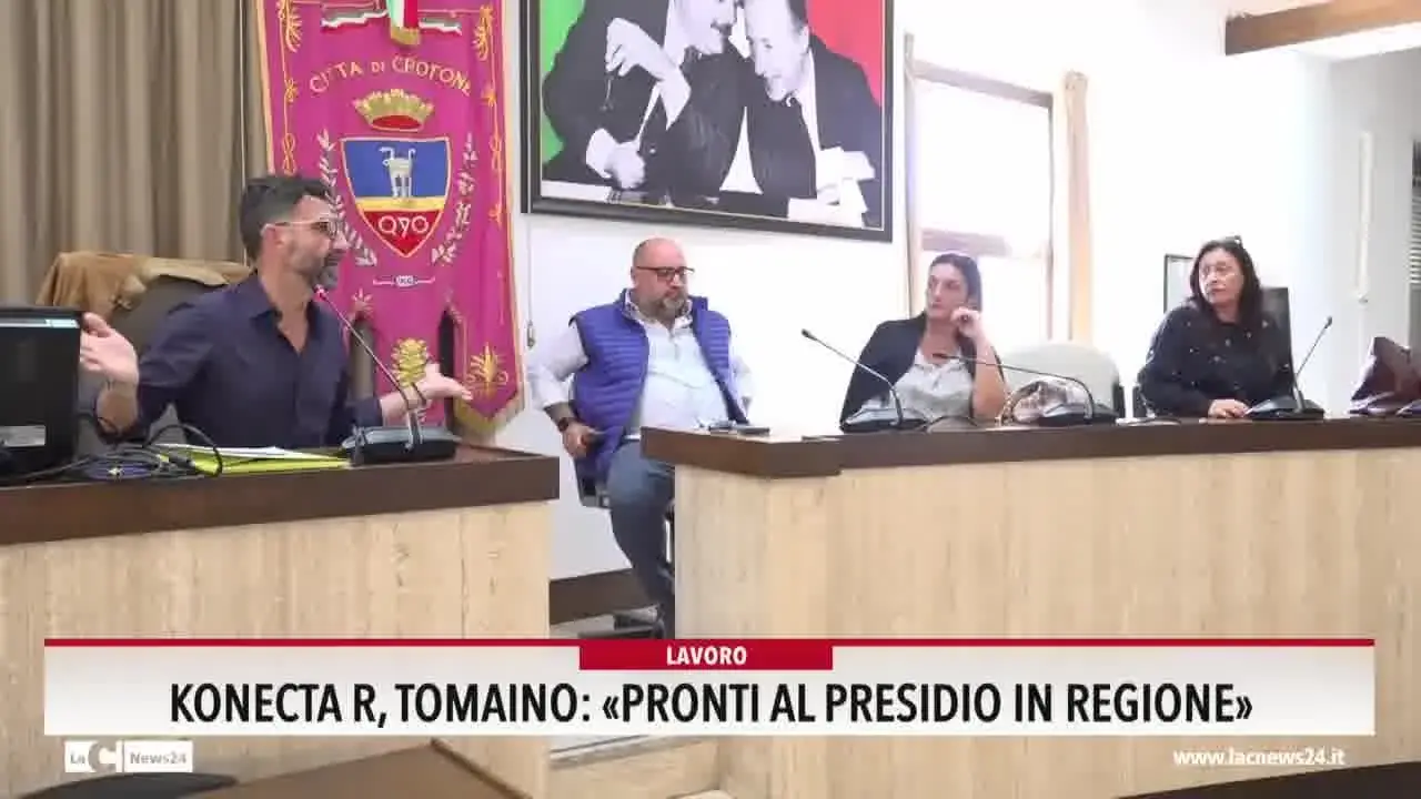 Konecta R, Tomaino: «Pronti al presidio in Regione»