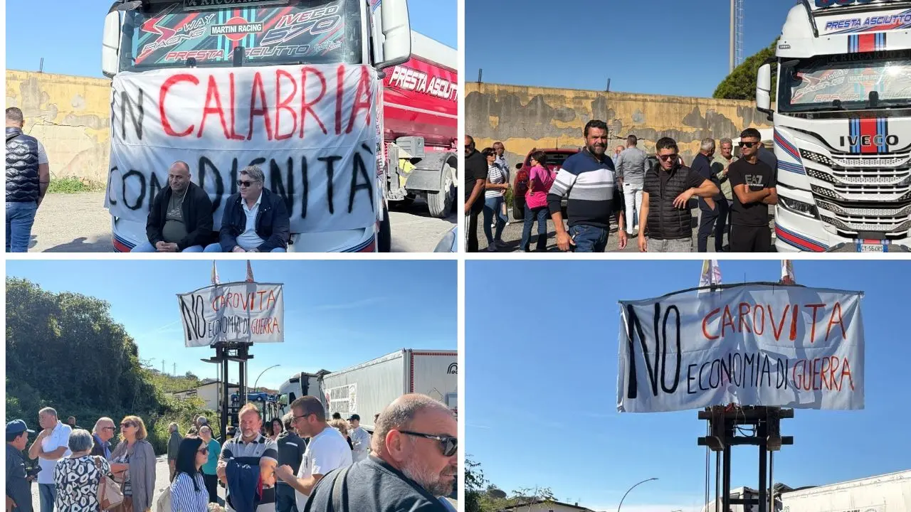 Gli agricoltori in protesta a San Lucido: «I politici che non hanno sostenuto la nostra battaglia si vergognino»\n