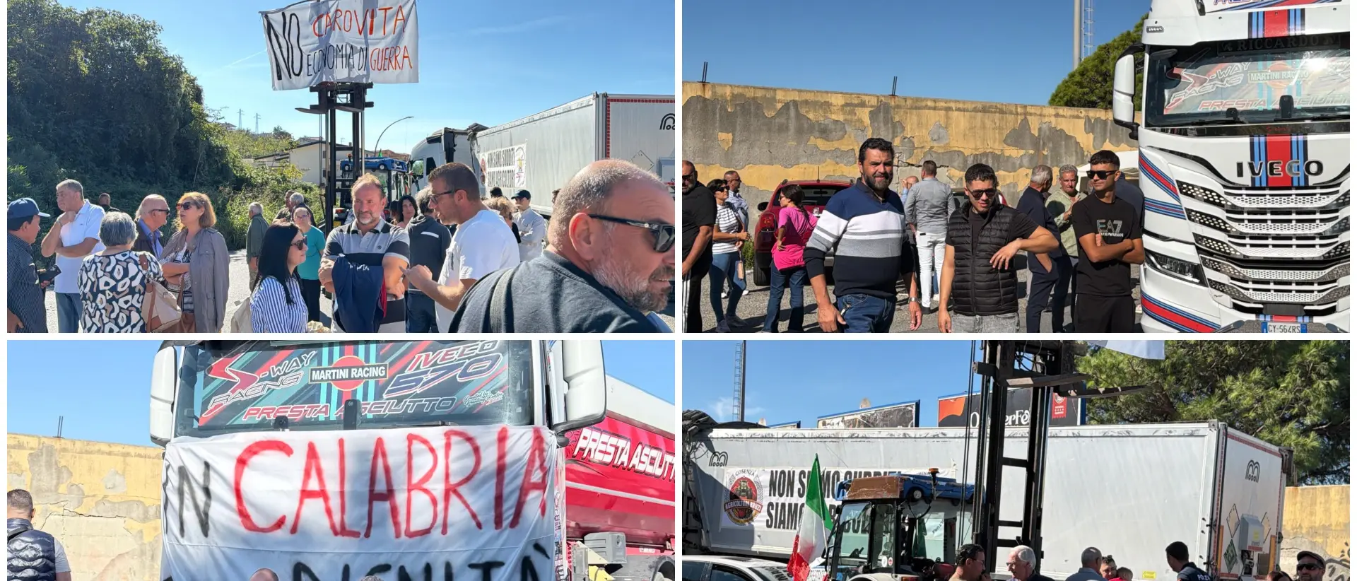 Presidio di San Lucido, i manifestanti: «Grazie a chi ci è stato vicino. Vergogna per chi ha scelto di ignorarci»\n