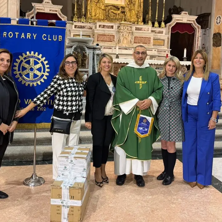 Nuova luce sull'antica Basilica di San Domenico: la donazione del Rotary Club di Vibo a Soriano Calabro\n