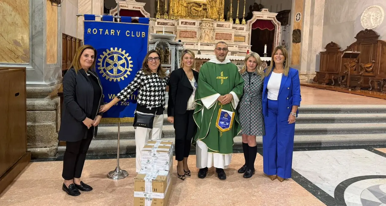 Nuova luce sull'antica Basilica di San Domenico: la donazione del Rotary Club di Vibo a Soriano Calabro\n