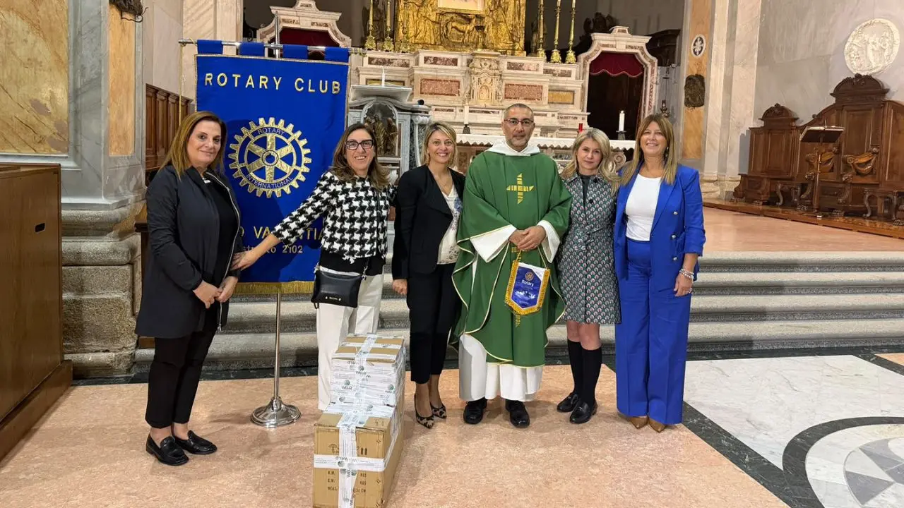 Nuova luce sull'antica Basilica di San Domenico: la donazione del Rotary Club di Vibo a Soriano Calabro\n