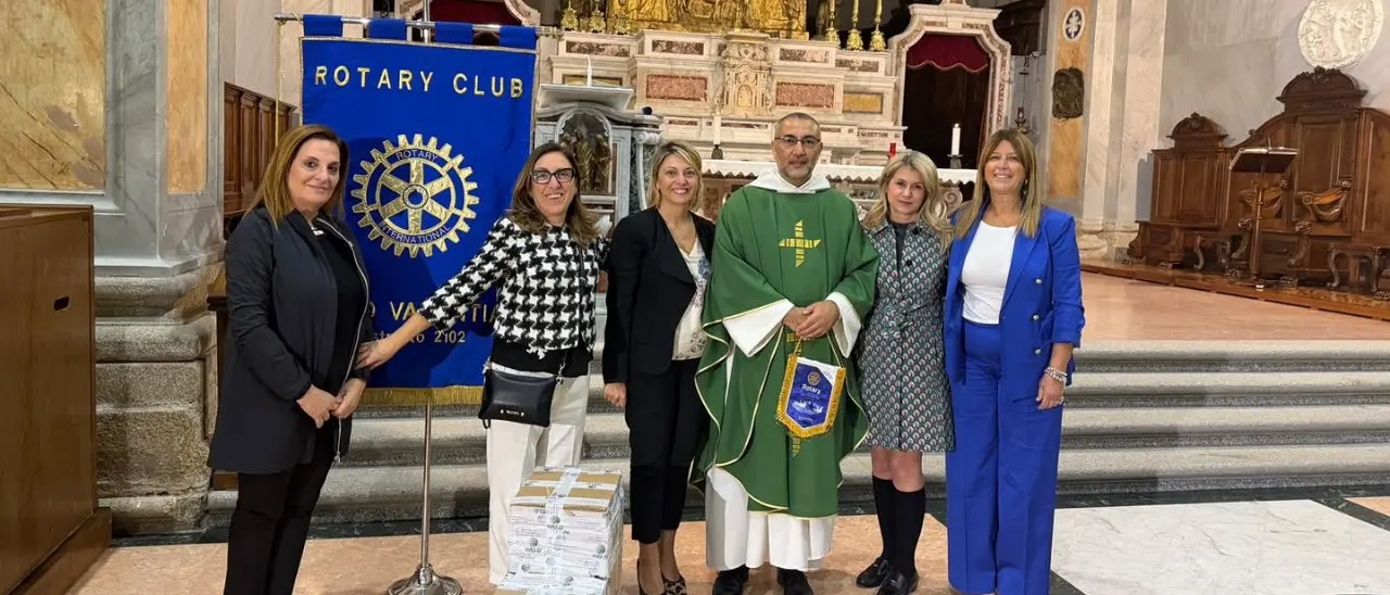 Nuova luce sull'antica Basilica di San Domenico: la donazione del Rotary Club di Vibo a Soriano Calabro\n