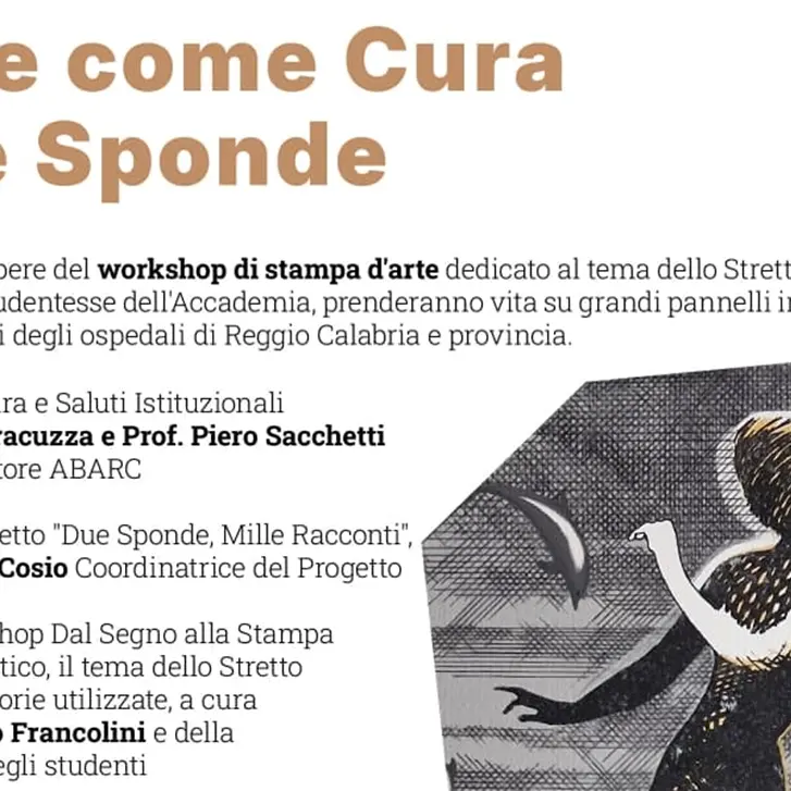 L’Arte come cura tra le sponde, all’Accademia di Belle Arti di Reggio opere per gli ospedali calabresi\n