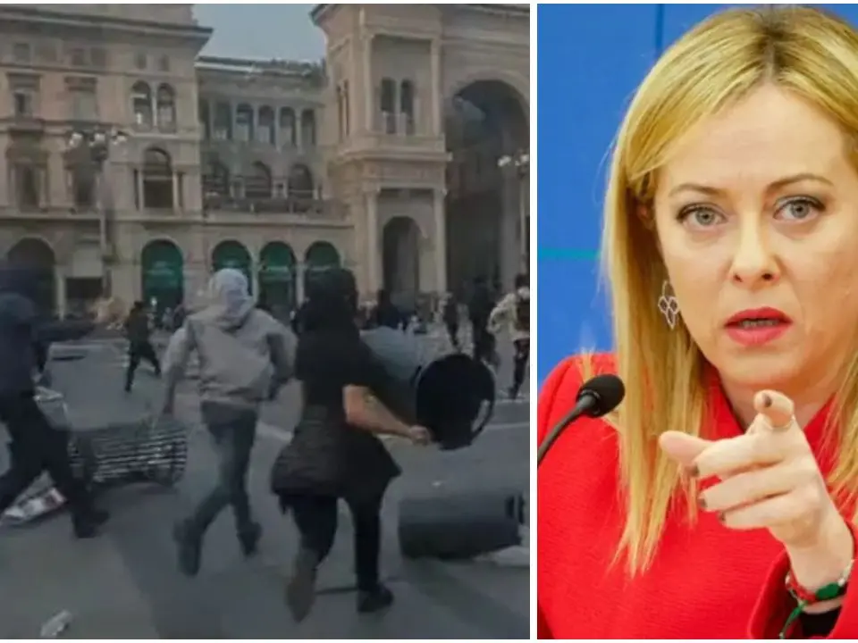 Disordini a Milano, Meloni convoca il vertice sulla sicurezza: «Necessari ulteriori strumenti contro chi semina il panico»