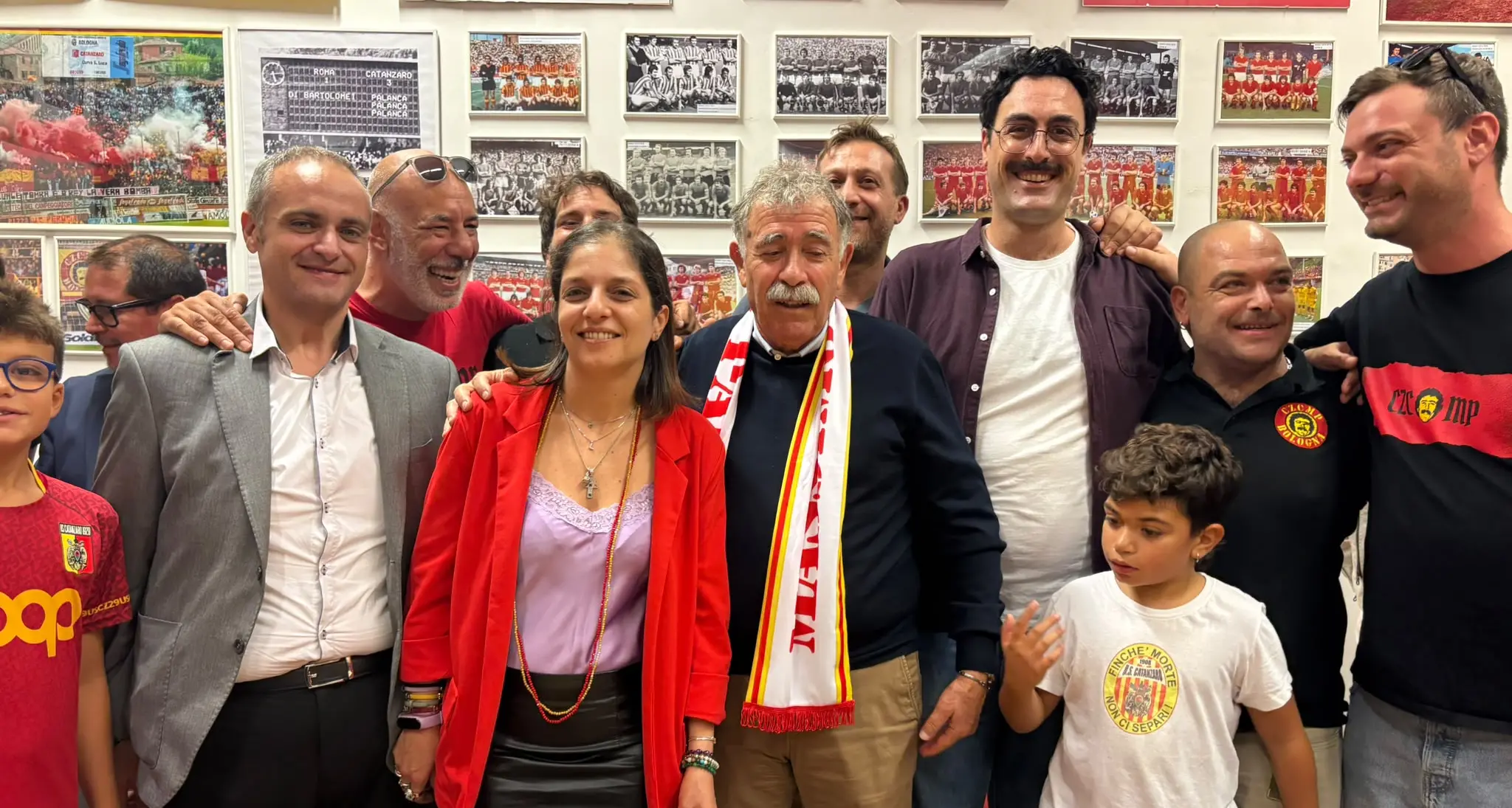 Nuova ‘casa’ giallorossa a Bologna: inaugurato il Catanzaro Club Palanca