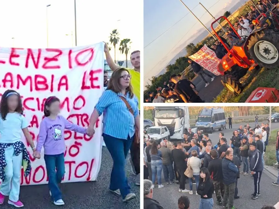 Gioia Tauro, i cittadini si uniscono alla protesta degli autotrasportatori: «Stanno rubando il futuro dei nostri giovani»