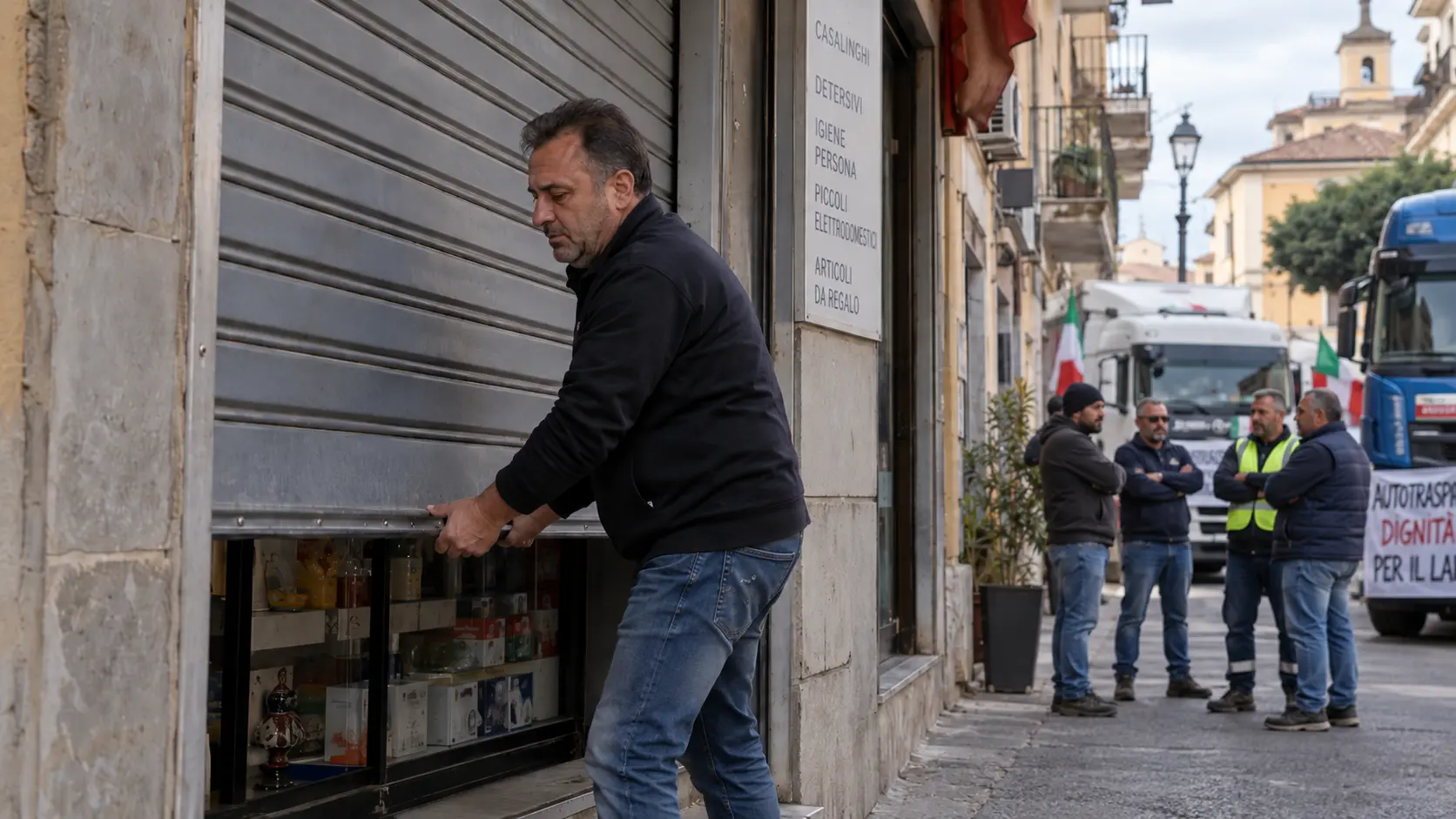 Caro vita, nel Vibonese la protesta si allarga:\u00A0anche i commercianti si fermano,\u00A0martedì serrande abbassate\n