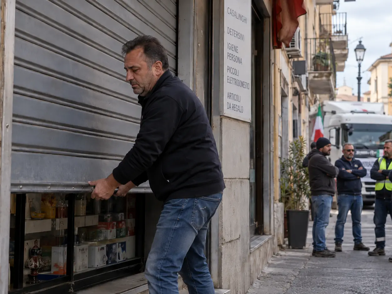 Caro vita, nel Vibonese la protesta si allarga: anche i commercianti si fermano, martedì serrande abbassate