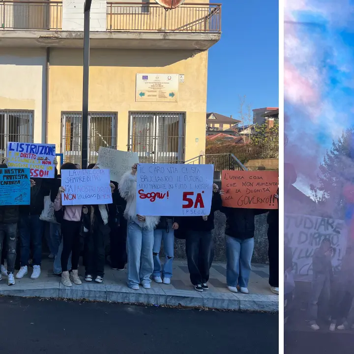 Caro carburante, gli studenti dell’Einaudi di Serra scendono in piazza: «Raggiungere la scuola non può diventare un lusso»\n