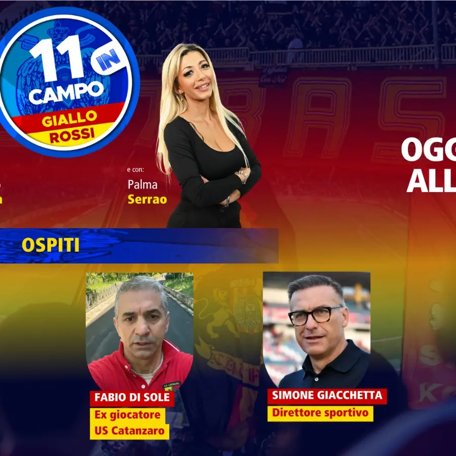 Us Catanzaro, inizia il conto alla rovescia per la sfida contro l’Ascoli: alle 14 torna “11 in Campo GialloRossi”\n