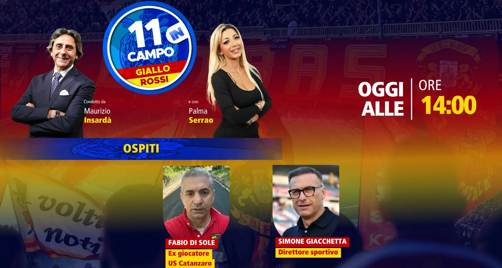 Us Catanzaro, inizia il conto alla rovescia per la sfida contro l’Ascoli: alle 14 torna “11 in Campo GialloRossi”\n