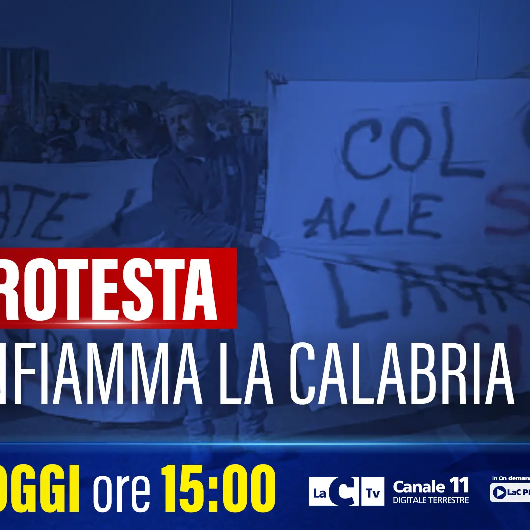 La protesta che infiamma la Calabria e lo storico accordo Reggio-Messina nella prima puntata di Dietro i fatti News\n