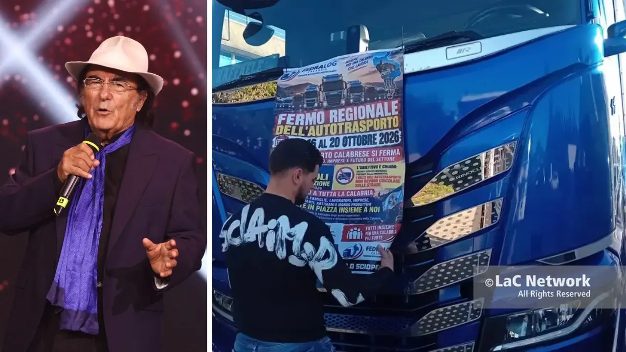 Al Bano sta con i camionisti: «In Calabria e in Puglia la vita è durissima, so cosa vuol dire povertà»\n