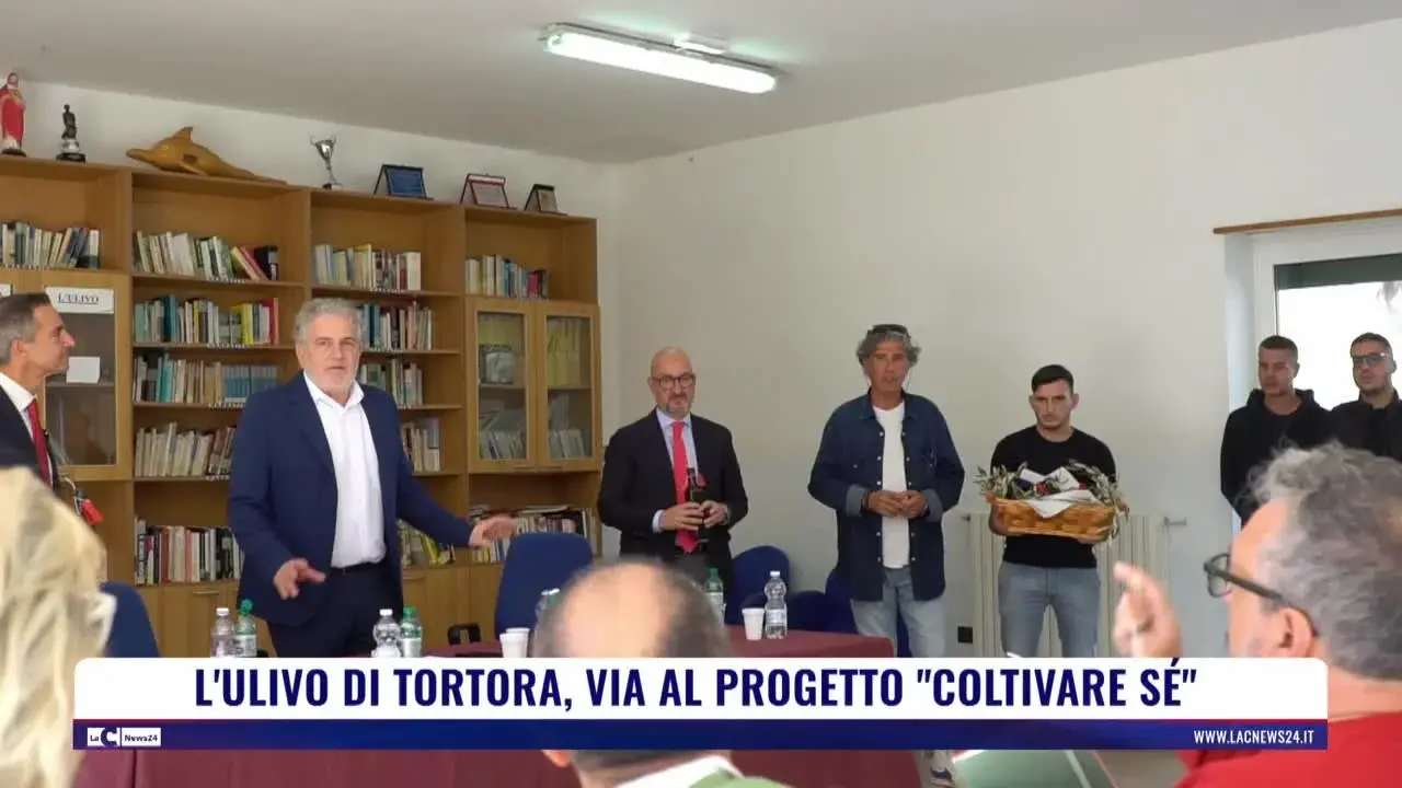 L'ulivo di Tortora, via al progetto \"Coltivare sé\"