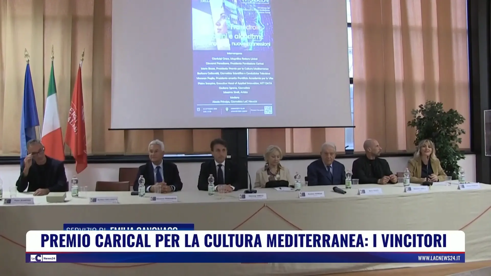 Premio Carical per la cultura mediterranea, i vincitori