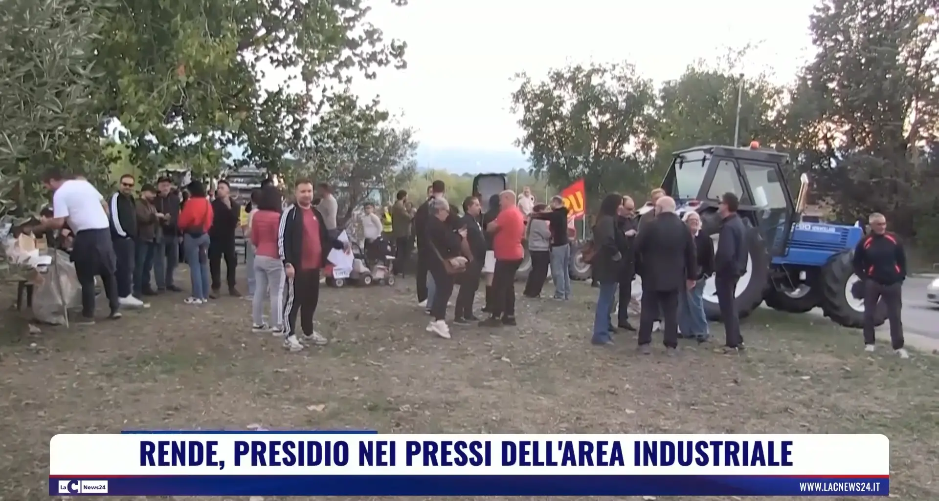 Rende, presidio nei pressi dell'area industriale