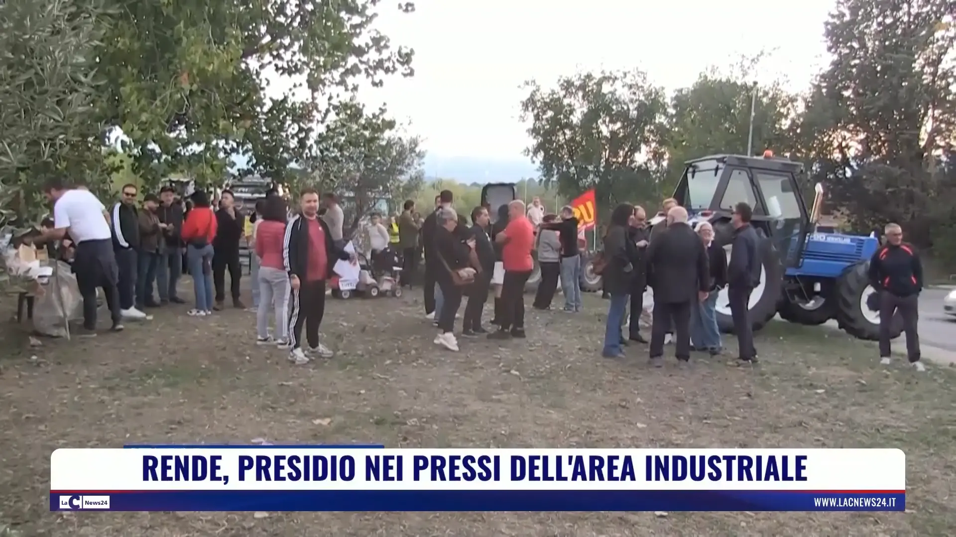 Rende, presidio nei pressi dell'area industriale