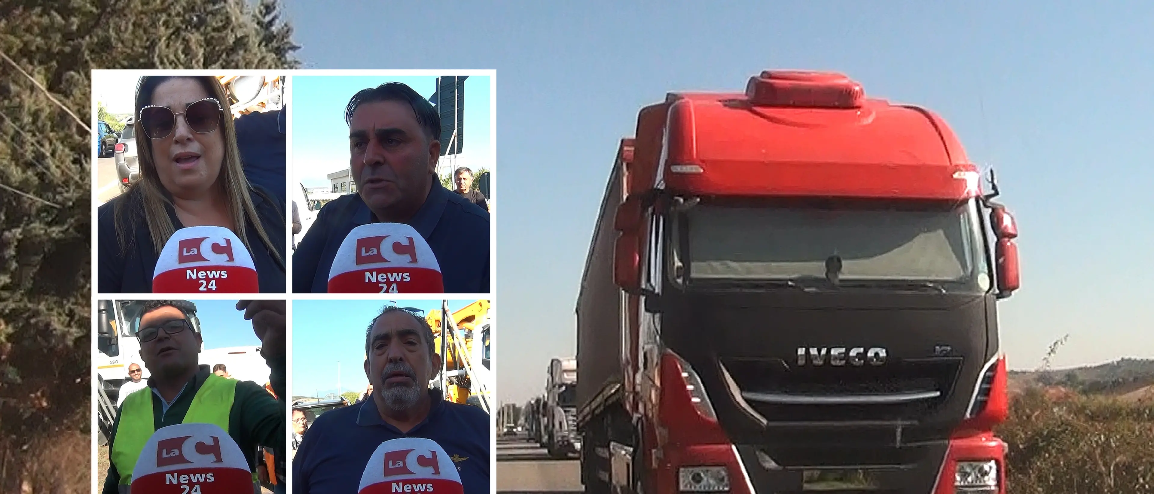 «Siamo al limite, trattati come bestie»: la disperazione di un autotrasportatore al presidio di San Marco Argentano\n