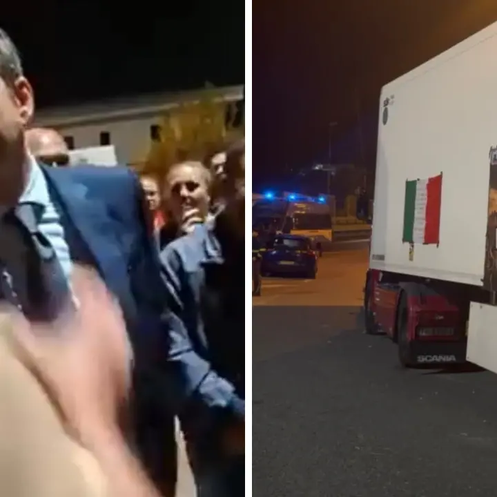 Occhiuto a sorpresa al presidio di Falerna, confronto con i manifestanti: «Se c'è uno che difende il Sud, quello sono io»\n