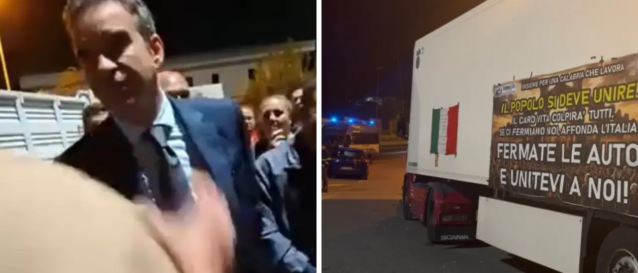 Occhiuto a sorpresa al presidio di Falerna, confronto con i manifestanti: «Se c'è uno che difende il Sud, quello sono io»\n