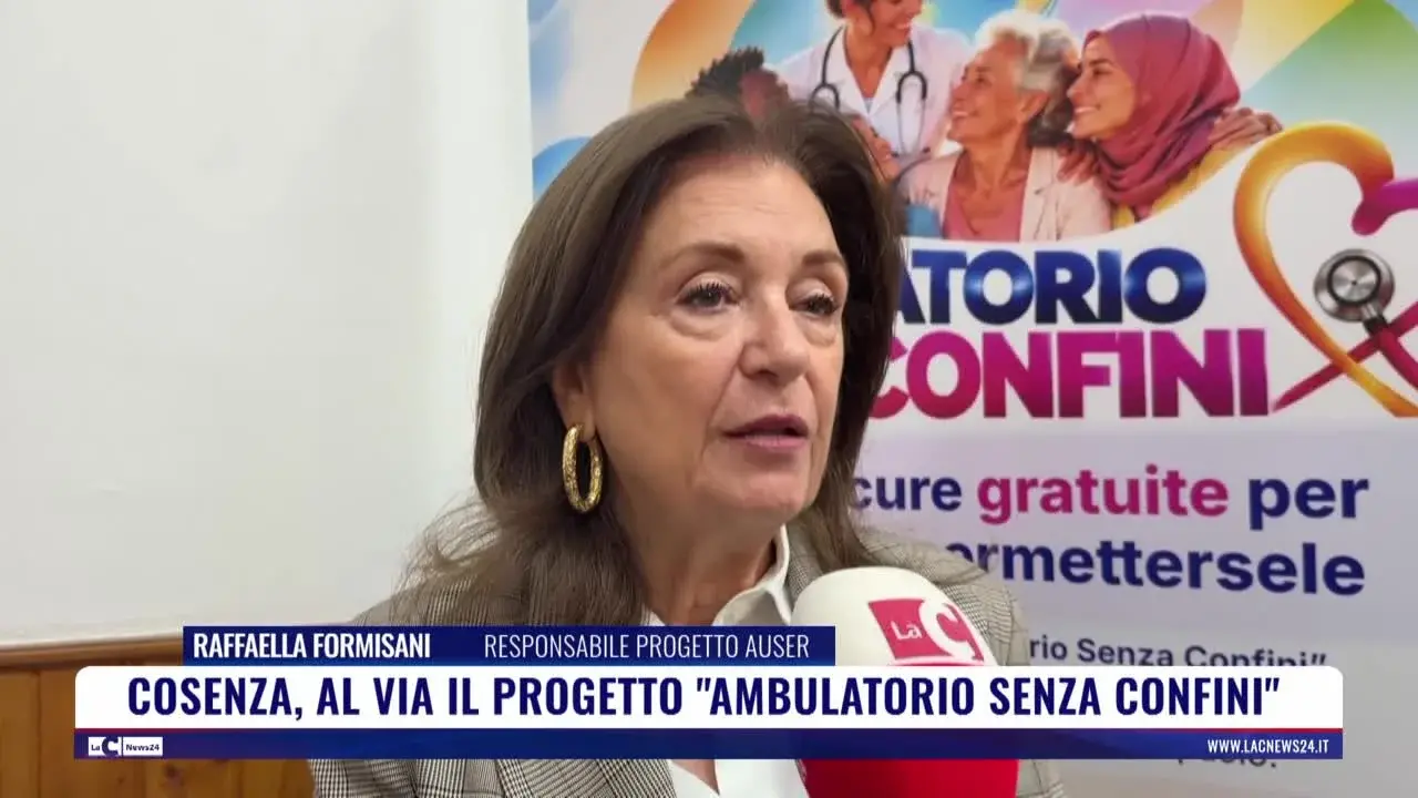 Cosenza, al via il progetto Ambulatorio senza confini