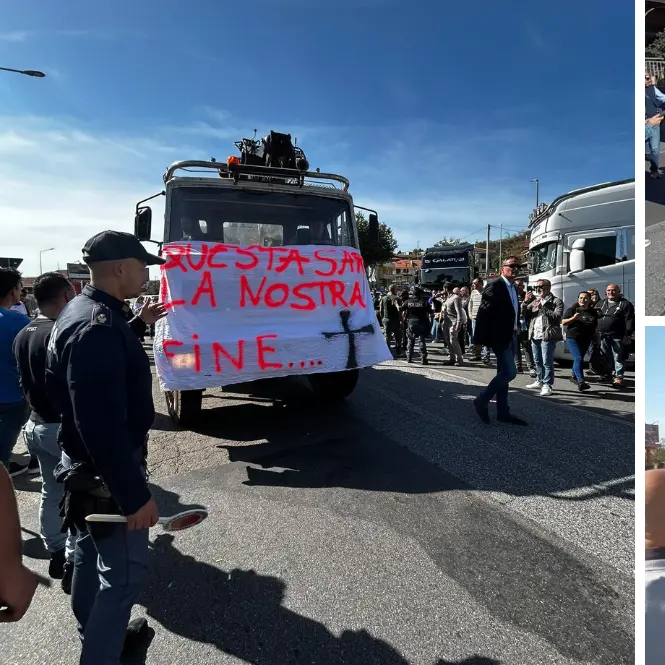 Carovita, i\u00A0commercianti di Vibo si schierano con gli autotrasportatori: «Scenda in strada tutta la popolazione». Le interviste ai manifestanti\n