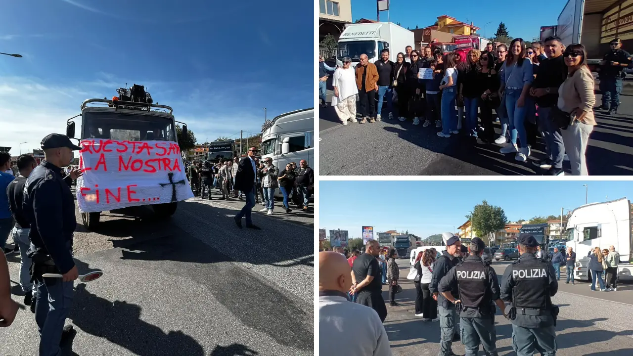 Carovita, i\u00A0commercianti di Vibo si schierano con gli autotrasportatori: «Scenda in strada tutta la popolazione». Le interviste ai manifestanti\n