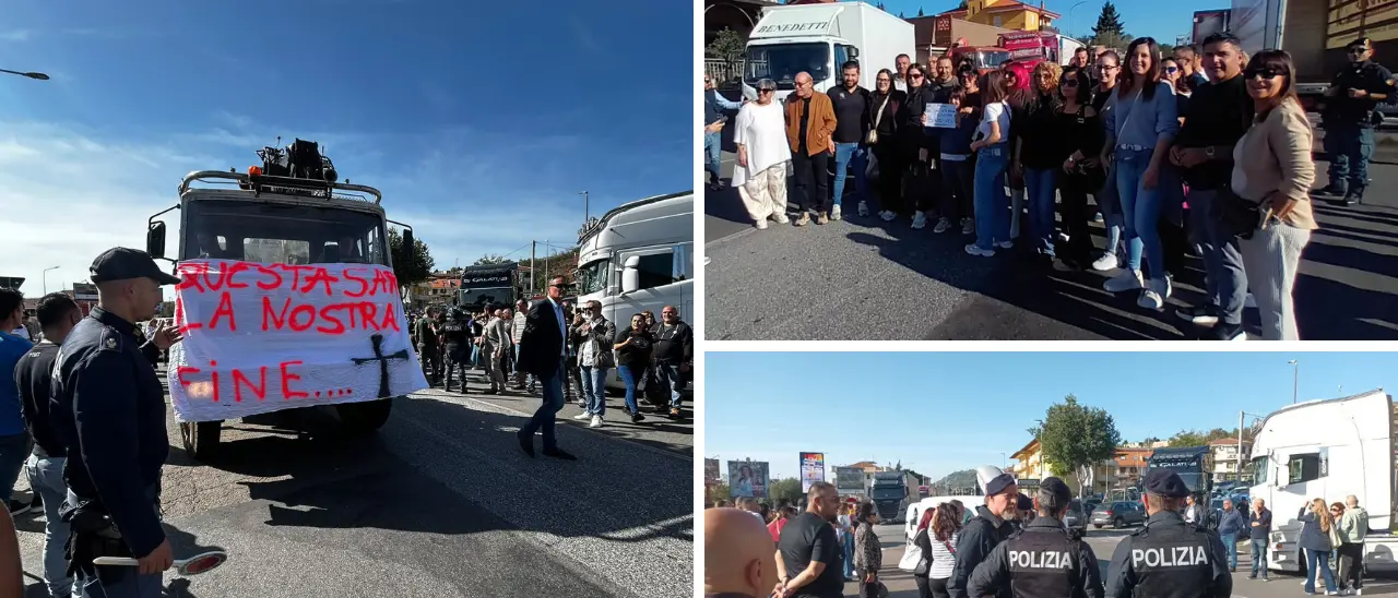 Carovita, i\u00A0commercianti di Vibo si schierano con gli autotrasportatori: «Scenda in strada tutta la popolazione». Le interviste ai manifestanti\n