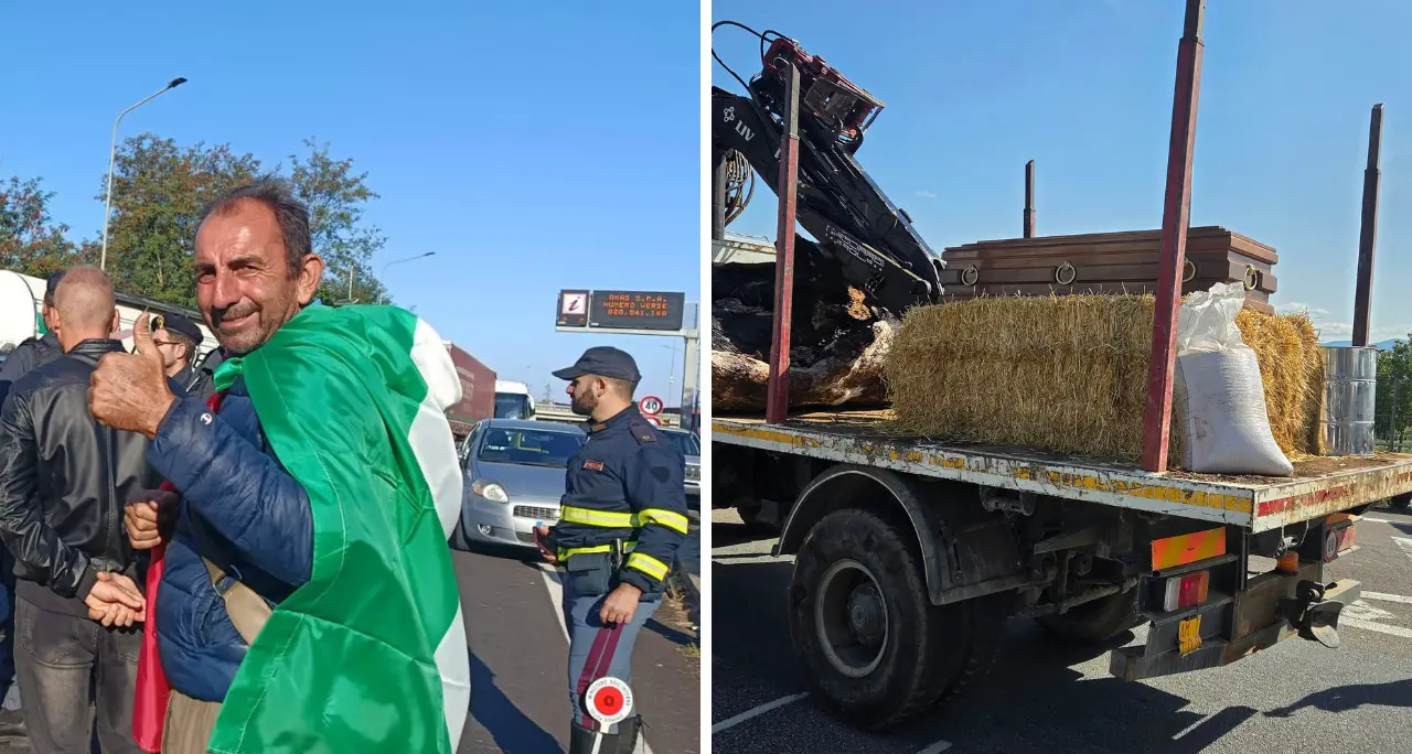 <p>L'ultimo giorno di protesta <span style=\"color:hsl(0, 75%, 60%);\">potrebbe non essere... l'ultimo</span>: gli autotrasportatori incontrano Salvini, poi la decisione</p>