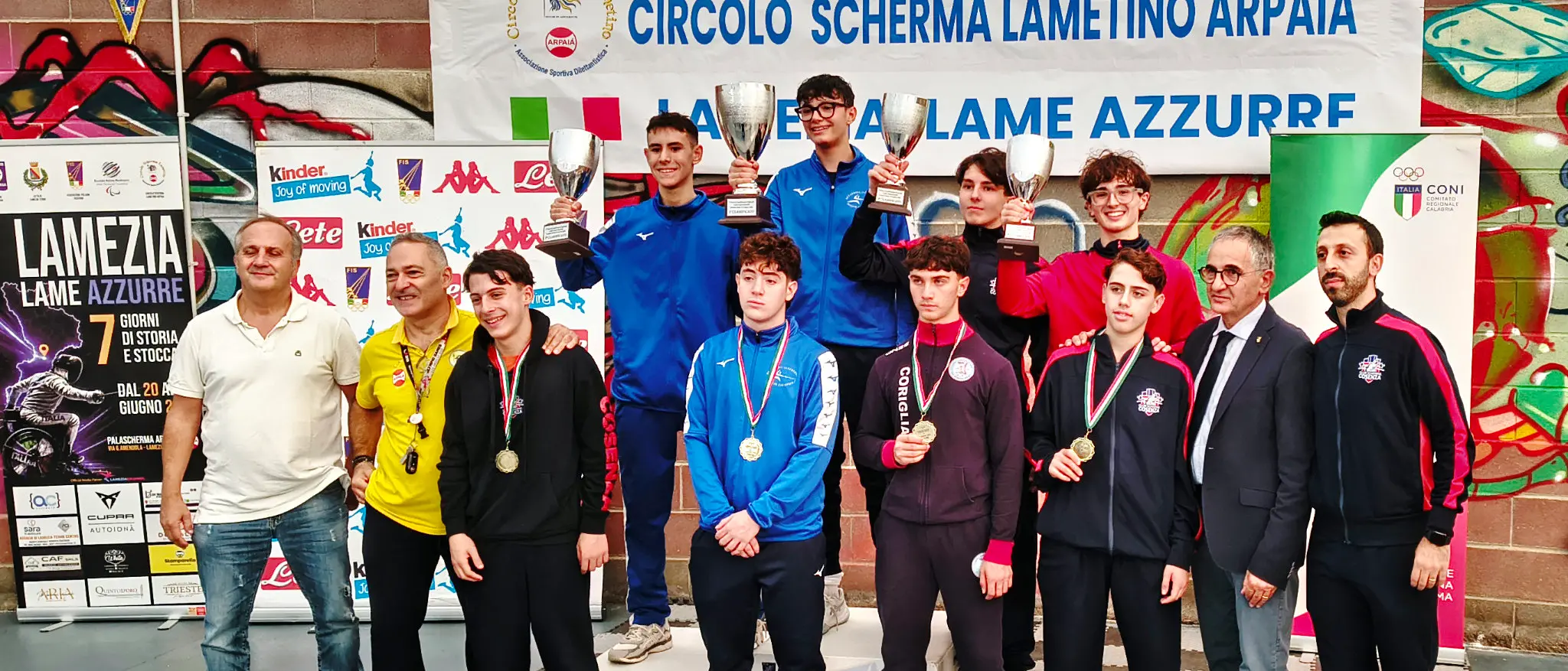Scherma, il Club Cosenza domina a Lamezia: tre vittorie e tredici pass nazionali\n