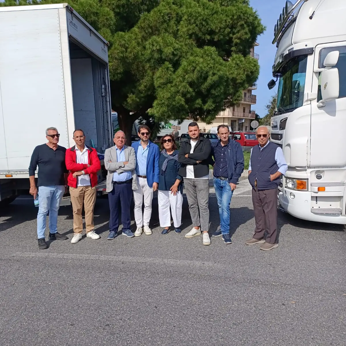 Il Pd metropolitano al presidio di Gallico: «Solidarietà agli autotrasportatori, servono risposte immediate dal governo»\n