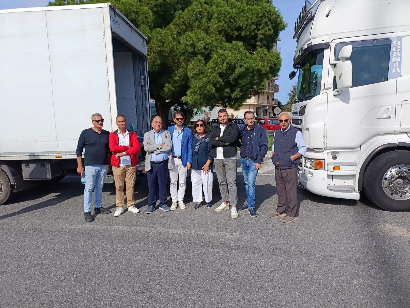 Il Pd metropolitano al presidio di Gallico: «Solidarietà agli autotrasportatori, servono risposte immediate dal governo»\n