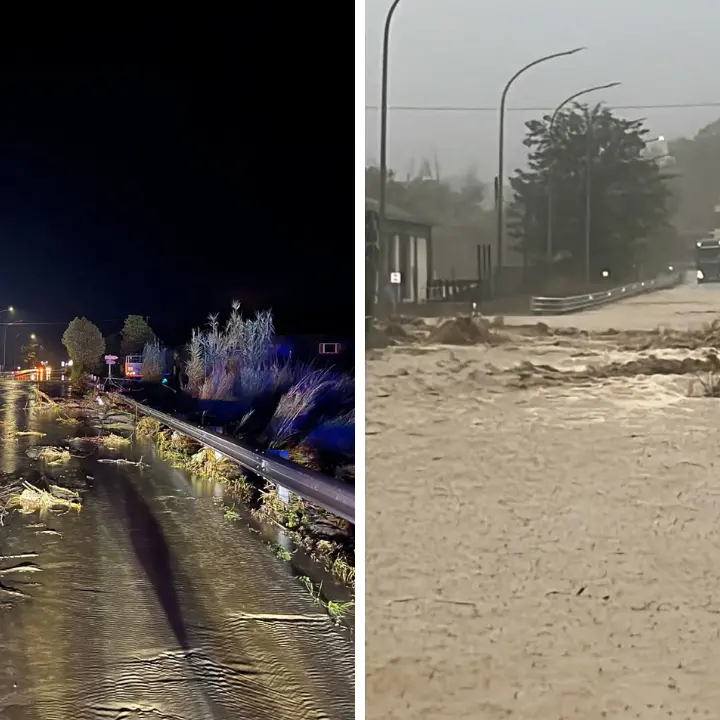 <p>Allarme maltempo nel Crotonese, piogge intense e auto in panne sulla strada statale 107</p>