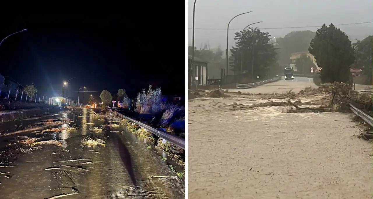 Allarme maltempo nel Crotonese, piogge intense e auto in panne sulla strada statale 107\n