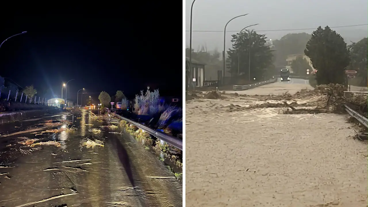 Allarme maltempo nel Crotonese, piogge intense e auto in panne sulla strada statale 107\n