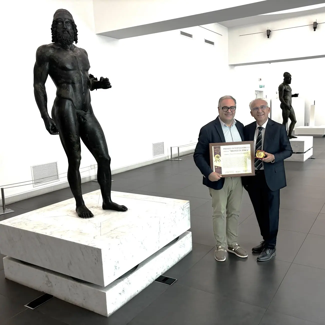 Il MArRC premiato alla 25ª edizione del Premio Internazionale dedicato ai Bronzi di Riace\n