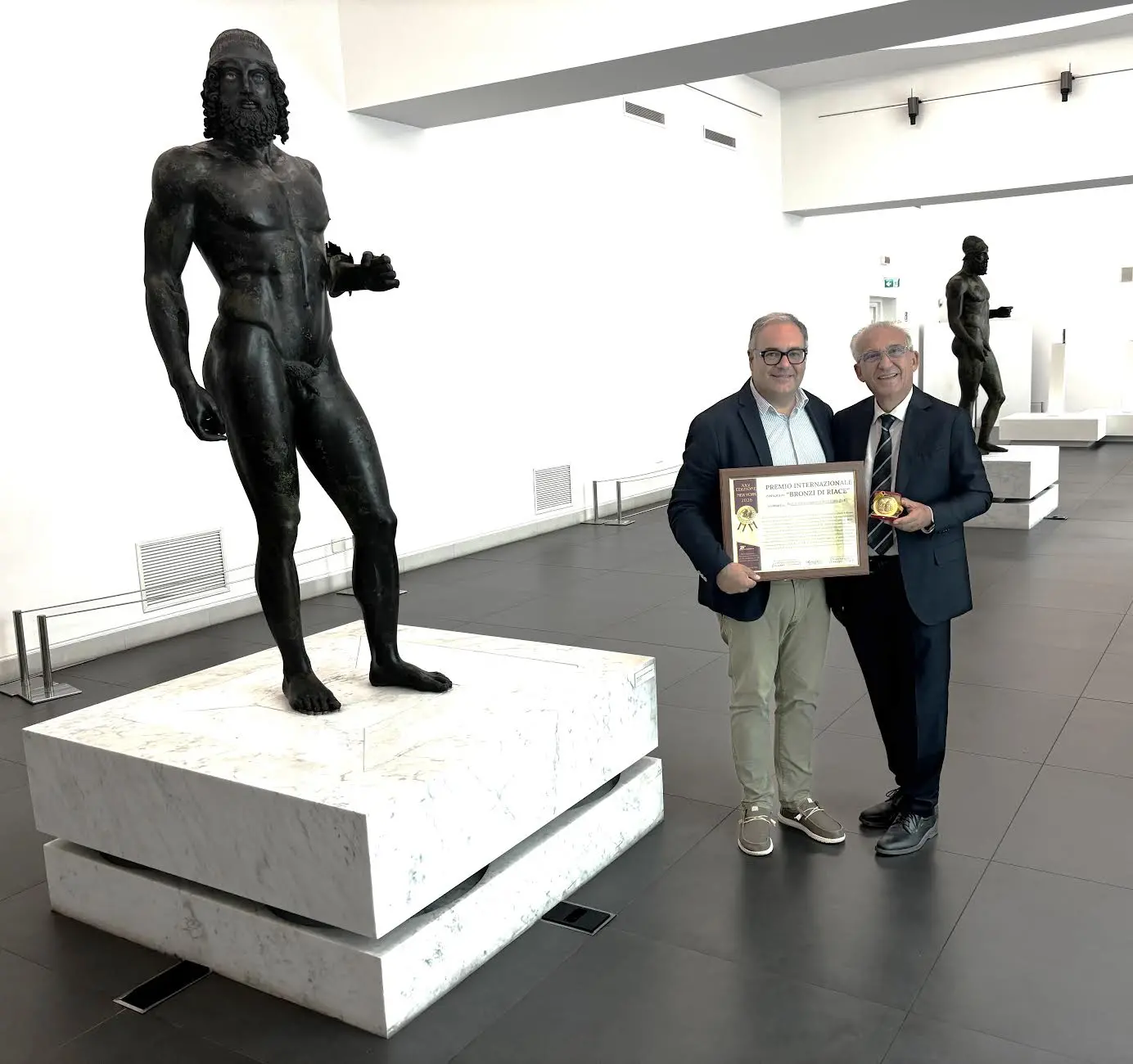 Il MArRC premiato alla 25ª edizione del Premio Internazionale dedicato ai Bronzi di Riace\n